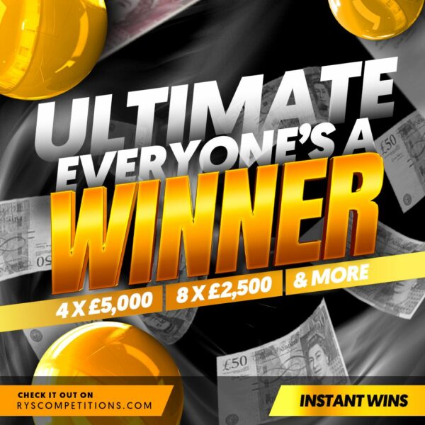 ULTIMATE CASH | EVERY TICKET IS A WINNER! £5,000 End Prize