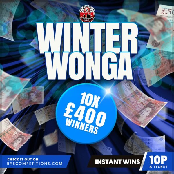 WINTER WONGA - 10 Winners Of £400 + 31 Instant Win Prizes #3 *AUTO DRAW*