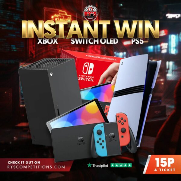 Mega Console Instant Win Competition - End Prize Gaming Bundle