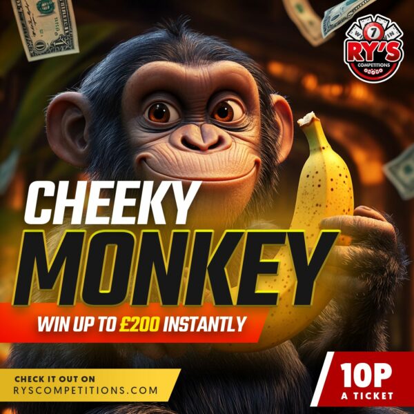 Cheeky Monkey - £500 End Prize *Auto Draw*